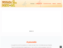 Tablet Screenshot of portodosolpousada.com.br